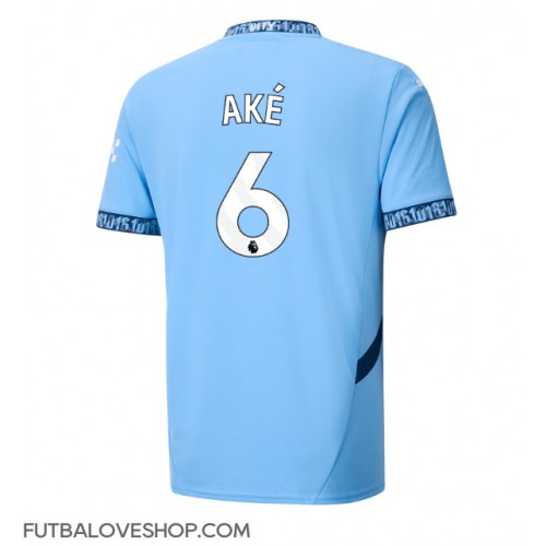 Dres Manchester City Nathan Ake #6 Domáci 2024-25 Krátky Rukáv